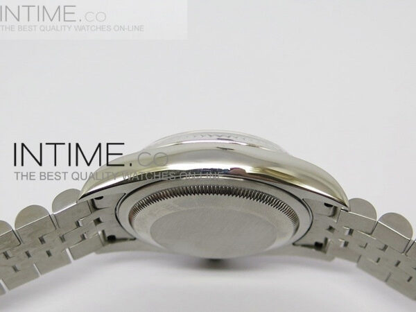 DateJust 116234 SS Blue Textured Dial Diamond Markers on SS Bracelet SA3135 - Image 6