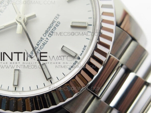 Datejust 31mm 278275 SS BP Best Edition White Stick Markers Dial on SS President Bracelet - Image 6