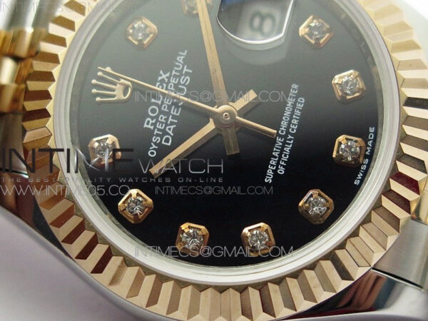 Datejust 28mm 279173 SS/RG BP Best Edition Black Crystal Markers Dial on SS/RG Jubilee Bracelet ETA2671 - Image 6