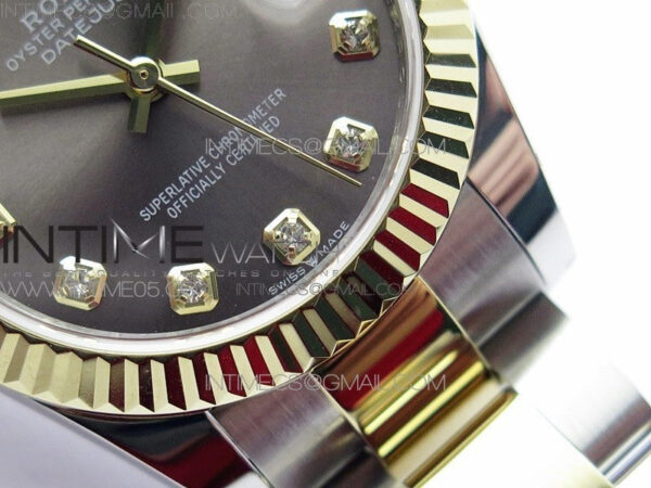 Datejust 31mm 278273 SS/YG BP Best Edition Gray Diamonds Markers Dial on SS/YG Oyster Bracelet - Image 5