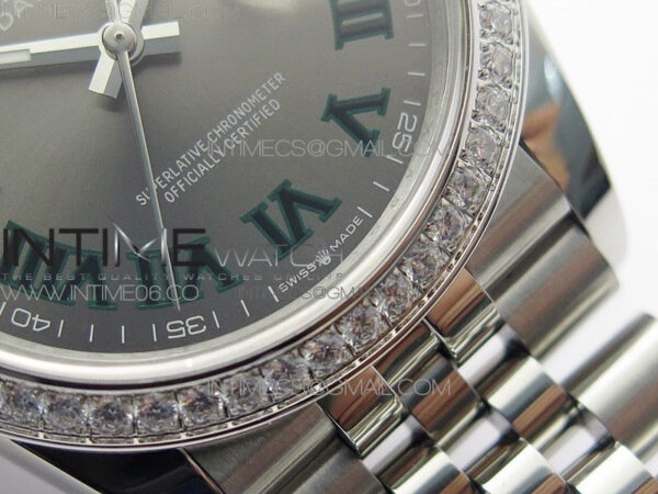 DateJust 36 SS 126284 BP 1:1 Best Edition New Blue Dial on Jubilee Bracelet - Image 6
