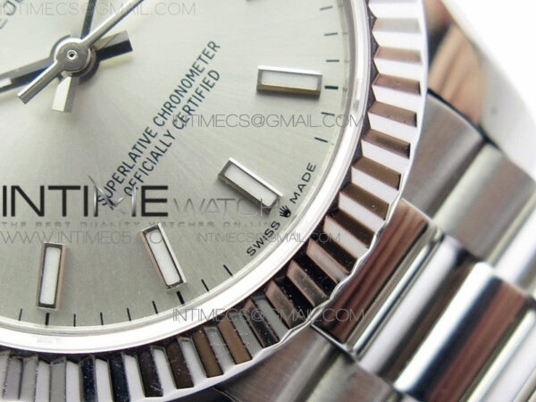 Datejust 31mm 278275 SS BP Best Edition Silver Stick Markers Dial on SS President Bracelet - Image 6