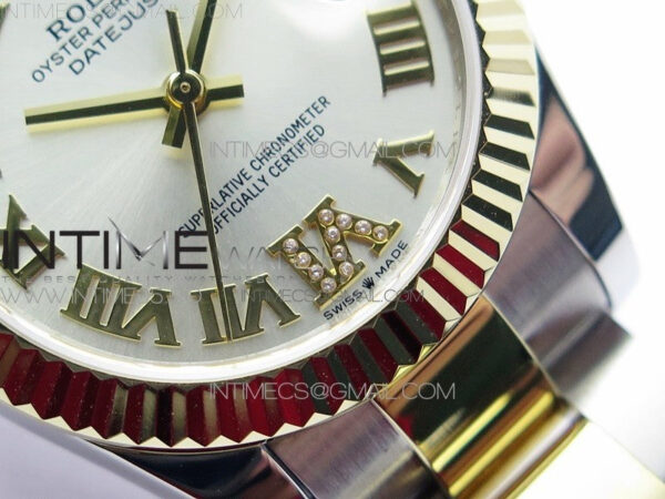 Datejust 31mm 278273 SS/YG BP Best Edition Silver Roman Markers Dial on SS/YG Oyster Bracelet - Image 5