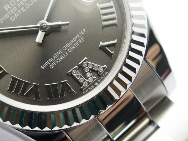 Datejust 31mm 278273 SS BP Best Edition Gray Roman Markers Dial on Oyster Bracelet - Image 7