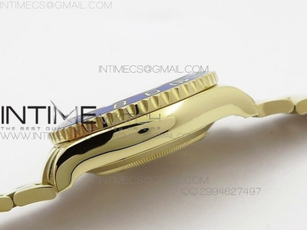 YachtMaster II YG BP New Version White Dial on YG Bracelet A7750 - Image 6
