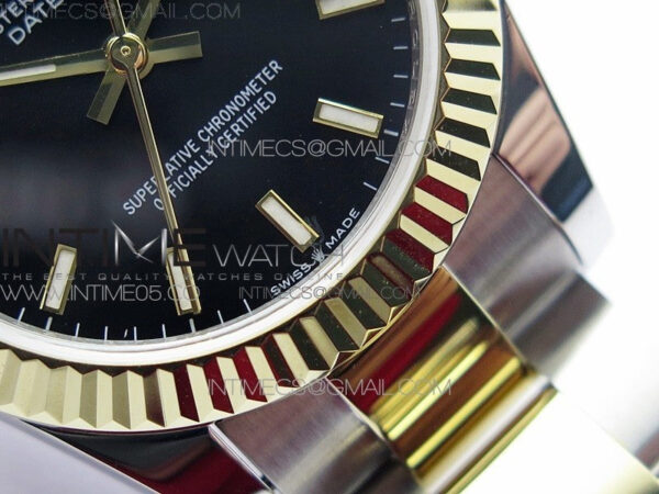 Datejust 31mm 278273 SS/YG BP Best Edition Black Stick Markers Dial on SS/YG Oyster Bracelet - Image 6