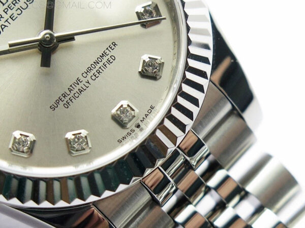 Datejust 31mm 278271 SS BP Best Edition Silver Crystal Markers Dial on Jubilee Bracelet - Image 6