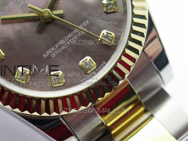 Datejust 31mm 278273 SS/YG BP Best Edition Black MOP Diamonds Markers Dial on SS/YG Oyster Bracelet - Image 7
