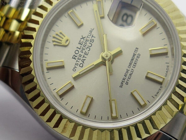 Datejust 28mm 279173 SS/YG BP Best Edition Silver Sticks Markers Dial on SS/YG Jubilee Bracelet ETA2671 - Image 5