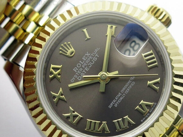 Datejust 28mm 279173 SS/YG BP Best Edition Gray Roman Markers Dial on SS/YG Jubilee Bracelet ETA2671 - Image 6