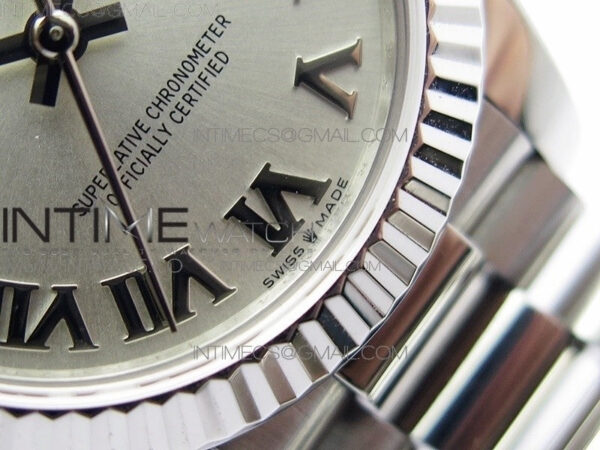 Datejust 31mm 278275 SS BP Best Edition Silver Roman Markers Dial on SS President Bracelet - Image 6