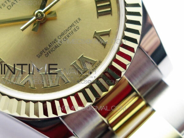 Datejust 31mm 278273 SS/YG BP Best Edition YG Roman Markers Dial on SS/YG Oyster Bracelet - Image 6