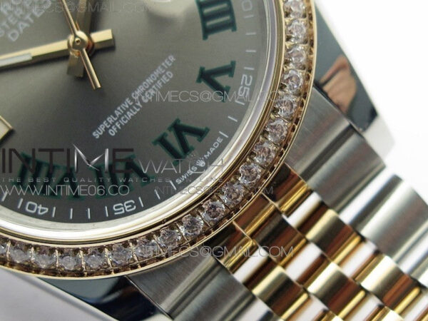 DateJust 36 SS/RG 126281 BP 1:1 Best Edition Gray Dial on Jubilee Bracelet - Image 6