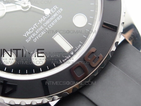 Yacht-Master 42mm 226659 VSF 1:1 Best Edition 3D Black Ceramic Bezel on Black Rubber Strap VS3235 - Image 5