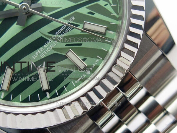 DateJust 36 SS 126234 BP 1:1 Best Edition New Green Dial on Jubilee Bracelet - Image 5