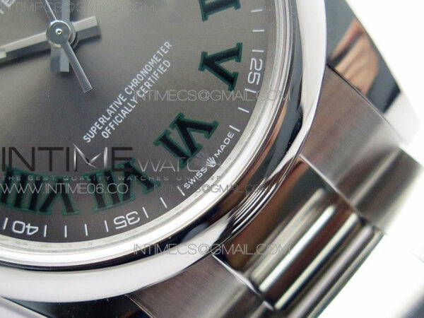DateJust 36 SS 126200 BP 1:1 Best Edition Gray Dial on Oyster Bracelet - Image 6