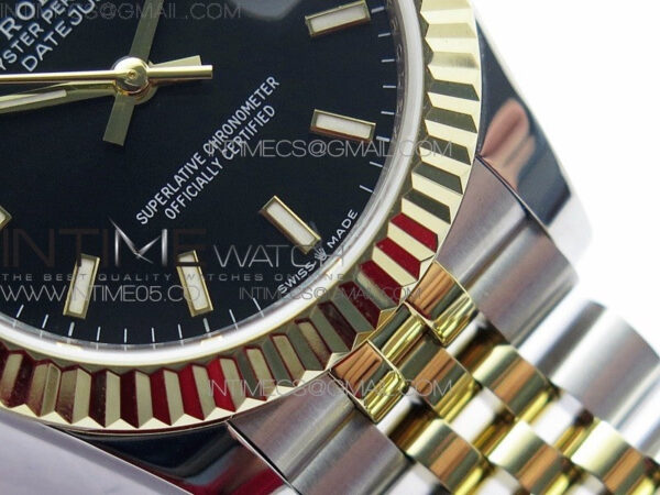 Datejust 31mm 278273 SS/YG BP Best Edition Black Stick Markers Dial on SS/YG Jubilee Bracelet - Image 6