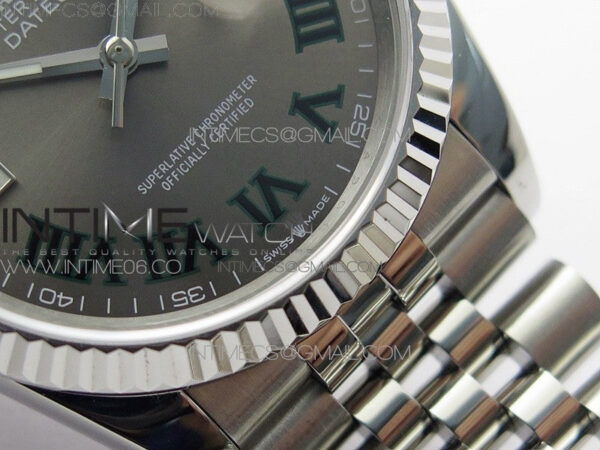 DateJust 36 SS 126234 BP 1:1 Best Edition Gray Dial on Jubilee Bracelet - Image 6