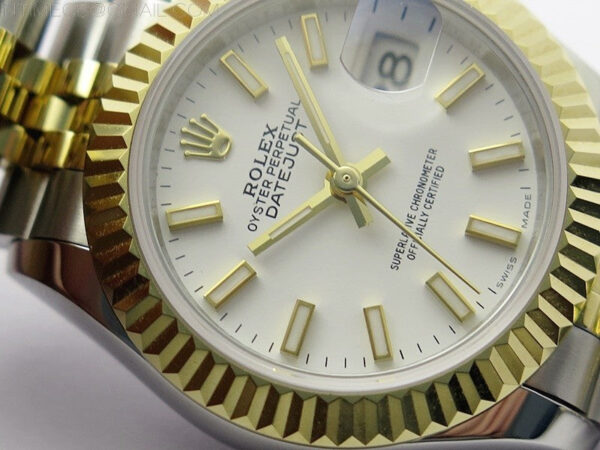 Datejust 28mm 279173 SS/YG BP Best Edition White Sticks Markers Dial on SS/YG Jubilee Bracelet ETA2671 - Image 6