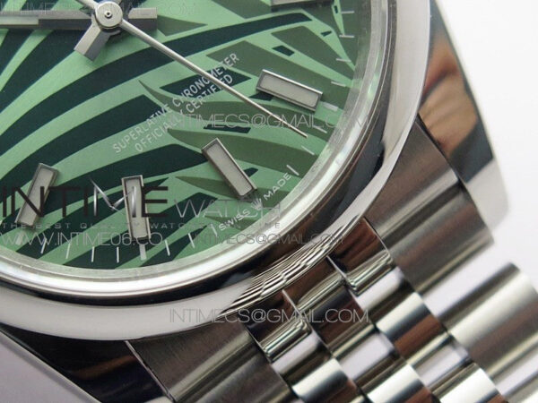 DateJust 36 SS 126200 BP 1:1 Best Edition New Green Dial on Jubilee Bracelet - Image 5