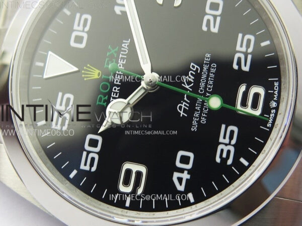 Air-King 126900 40mm 904L SS GMF 1:1 Best Edition Black Dial on 904L SS Bracelet - Image 6