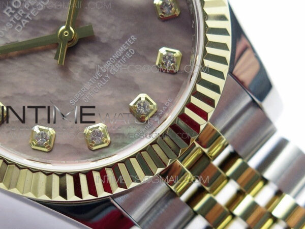 Datejust 31mm 278273 SS/YG BP Best Edition Brown MOP Diamond Markers Dial on SS/YG Jubilee Bracelet - Image 6