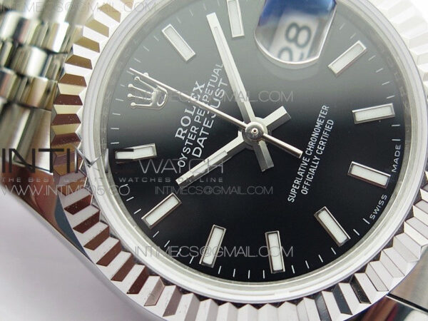 Datejust 28mm 279174 SS BP Best Edition Black Sticks Markers Dial on SS Jubilee Bracelet ETA2671 - Image 6
