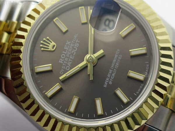 Datejust 28mm 279173 SS/YG BP Best Edition Green Sticks Markers Dial on SS/YG Jubilee Bracelet ETA2671 - Image 6