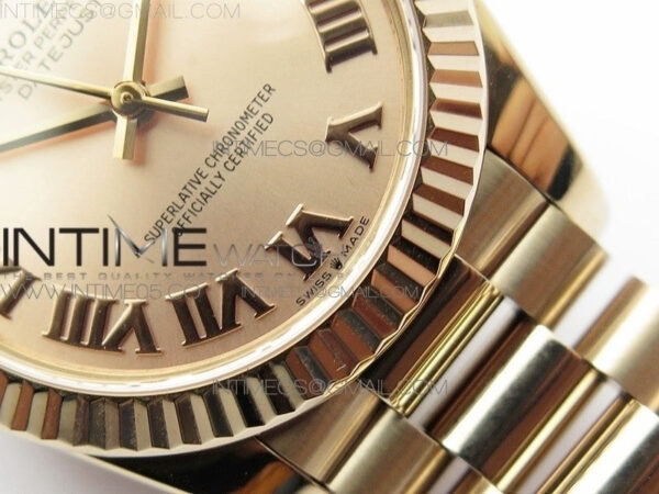 Datejust 31mm 278275 RG BP Best Edition RG Roman Markers Dial on RG President Bracelet - Image 6