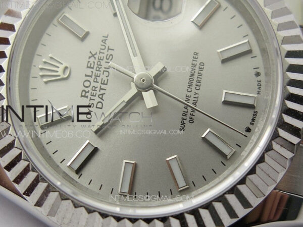 Datejust 28mm 279179 SS APSF Best Edition Silver Dial Sticks Markers on SS Jubilee Bracelet NH05 - Image 7