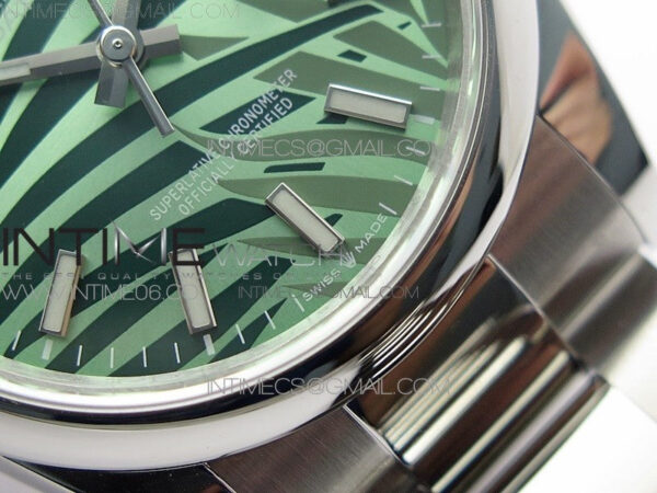 DateJust 36 SS 126200 BP 1:1 Best Edition New Green Dial on Oyster Bracelet - Image 6