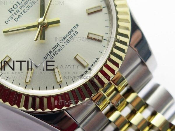 Datejust 31mm 278273 SS/YG BP Best Edition Silver Stick Markers Dial on SS/YG Jubilee Bracelet - Image 7
