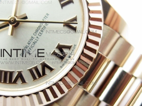 Datejust 31mm 278275 RG BP Best Edition Silver Roman Markers Dial on RG President Bracelet - Image 6
