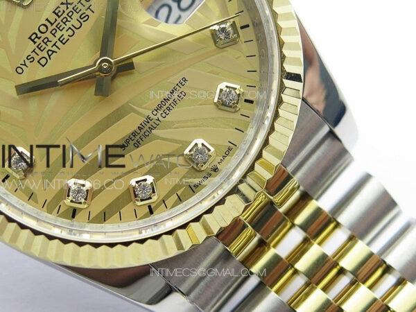 DateJust 36 SS/YG 126234 JDF 1:1 Best Edition New YG Dial on Jubilee SS/YG Bracelet - Image 6