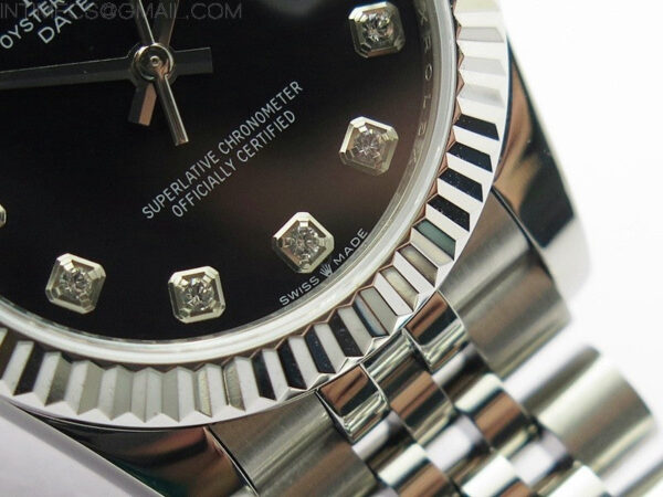 Datejust 31mm 278271 SS BP Best Edition Black Crystal Markers Dial on Jubilee Bracelet - Image 6