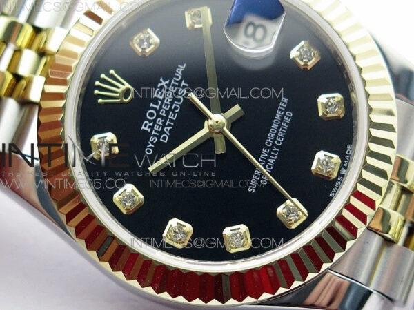 Datejust 31mm 278273 SS/YG BP Best Edition Black Diamond Markers Dial on SS/YG Jubilee Bracelet - Image 6