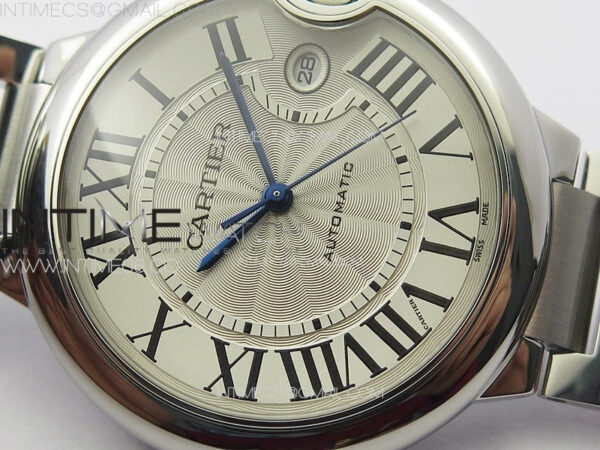 Ballon Bleu 42mm SS K3F 1:1 Best Edition White Texture Dial on SS Bracelet A2824 - Image 7