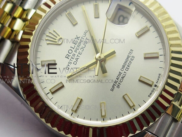 Datejust 31mm 278273 SS/YG BP Best Edition Silver Stick Markers Dial on SS/YG Jubilee Bracelet - Image 6