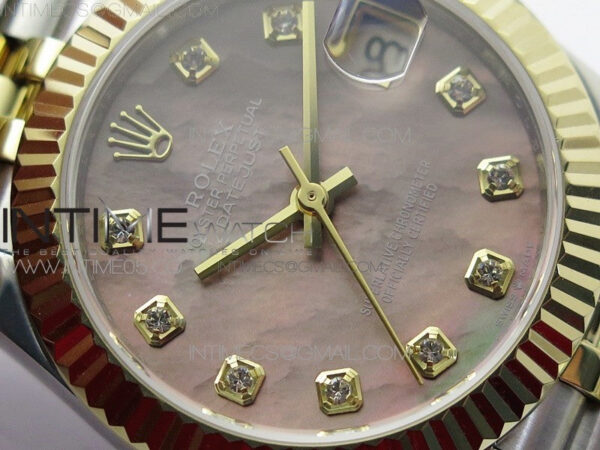 Datejust 31mm 278273 SS/YG BP Best Edition Brown MOP Diamond Markers Dial on SS/YG Jubilee Bracelet - Image 7