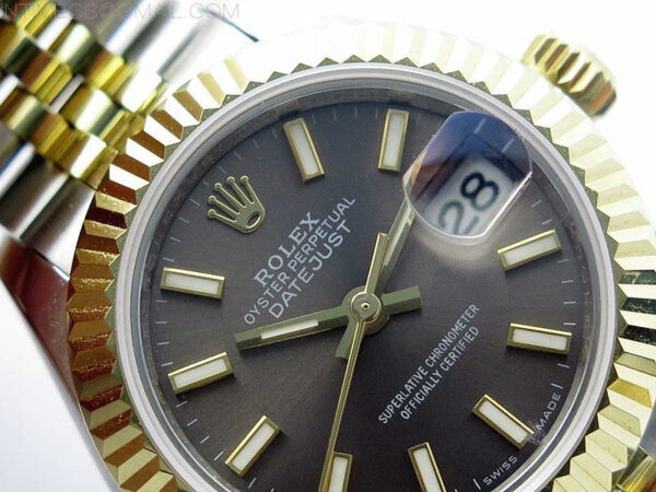 Datejust 28mm 279173 SS/YG BP Best Edition Green Sticks Markers Dial on SS/YG Jubilee Bracelet ETA2671 - Image 7