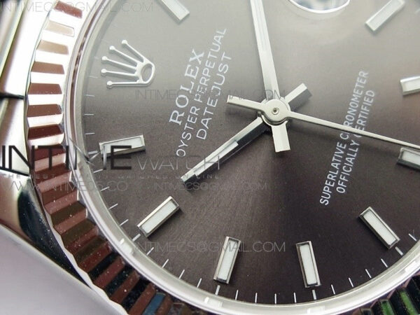Datejust 31mm 278275 SS BP Best Edition Gray Stick Markers Dial on SS President Bracelet - Image 8