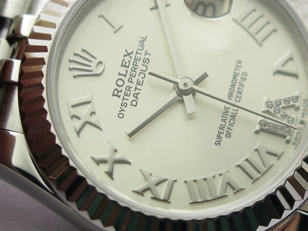 Datejust 31mm 278271 SS BP Best Edition Silver Roman Markers @6 Crystal Dial on Jubilee Bracelet - Image 8