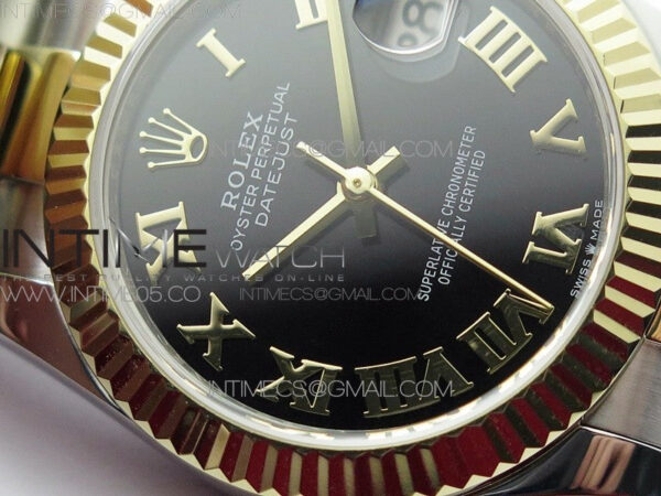 Datejust 31mm 278273 SS/YG BP Best Edition Black Roman Markers Dial on SS/YG Oyster Bracelet - Image 7