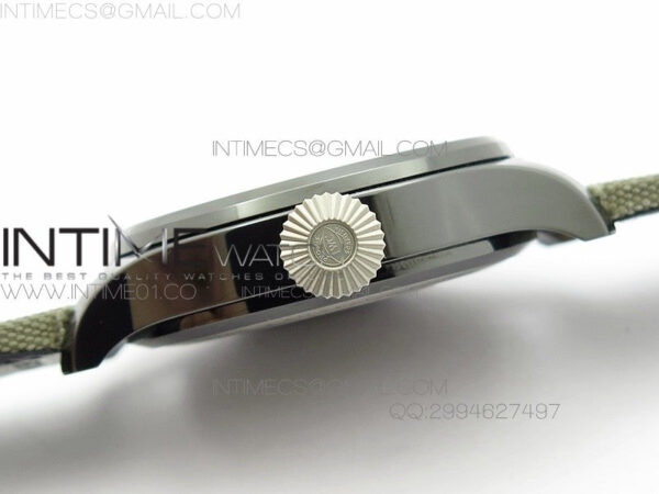 Big Pilot Real PR 48mm IW501902 Real Ceramic ZF 1:1 Best Edition on Green Nylon Strap A51111 V2(Released) - Image 7