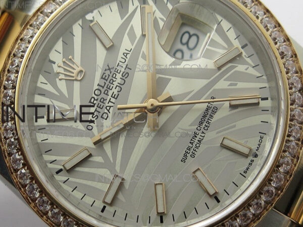 DateJust 36 SS/RG 126281 BP 1:1 Best Edition Silver/Gray Dial on Oyster Bracelet - Image 7