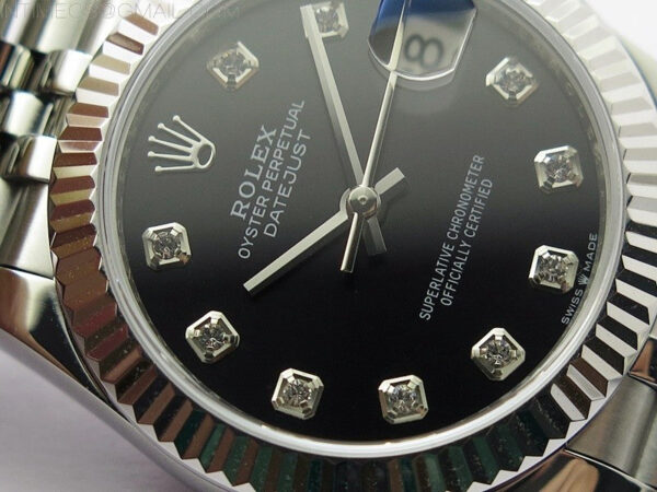 Datejust 31mm 278271 SS BP Best Edition Black Crystal Markers Dial on Jubilee Bracelet - Image 8