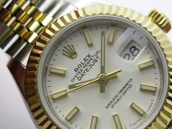 Datejust 28mm 279173 SS/YG BP Best Edition White Sticks Markers Dial on SS/YG Jubilee Bracelet ETA2671 - Image 7
