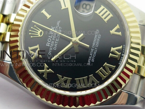 Datejust 31mm 278273 SS/YG BP Best Edition Black Roman Markers Dial on SS/YG Jubilee Bracelet - Image 7