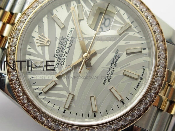 DateJust 36 SS/RG 126281 BP 1:1 Best Edition Silver/Gray Dial on Jubilee Bracelet - Image 7