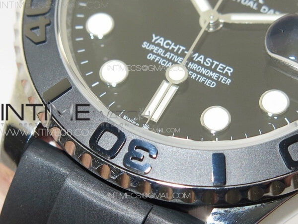 Yacht-Master 42mm 226659 APSF Best Edition 3D Black Ceramic Bezel on Oysterflex Strap SA3235 - Image 7